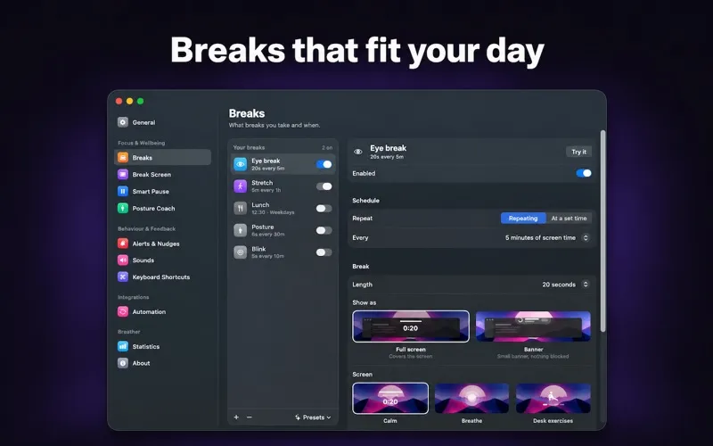 Break Reminders screenshot 3