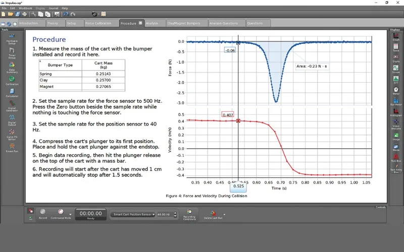 PASCO Capstone screenshot 1