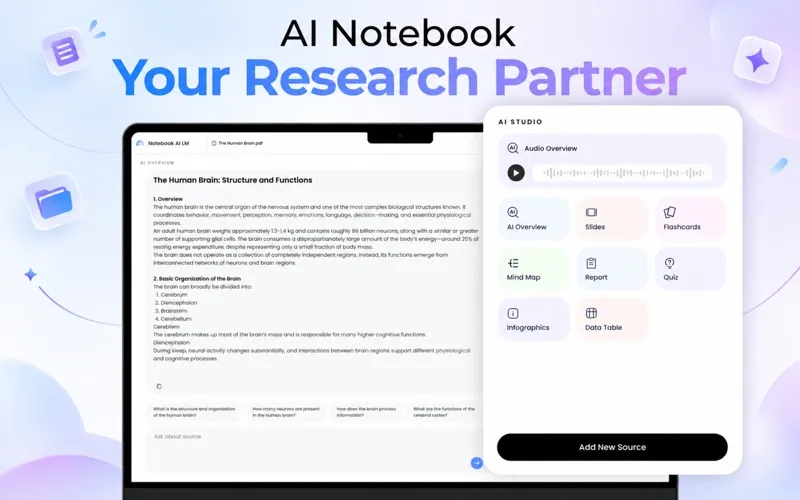 Notebook LM screenshot 1