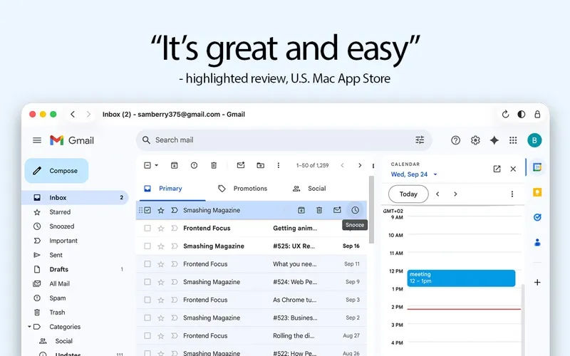 Mail+ for Gmail screenshot 2
