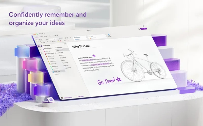 Microsoft OneNote screenshot 1