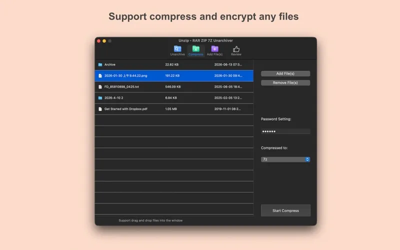 Unzip screenshot 2