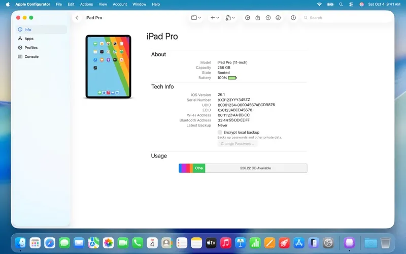 Apple Configurator screenshot 2