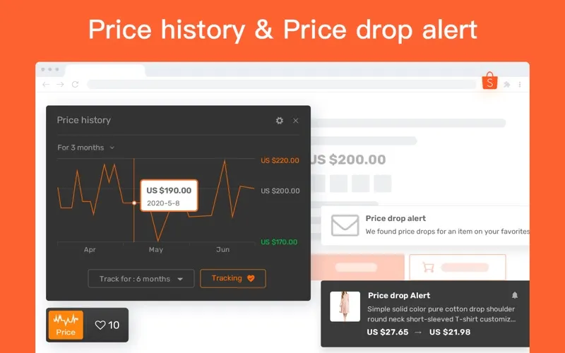 Price Tracker for Shopee screenshot 1