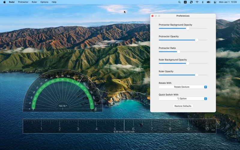 Ruler screenshot 2