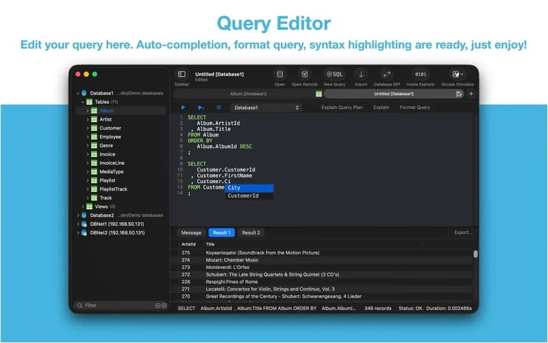 SQLiteFlow screenshot 2