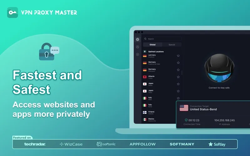 VPN Proxy Maste® Unlimited VPN screenshot 1
