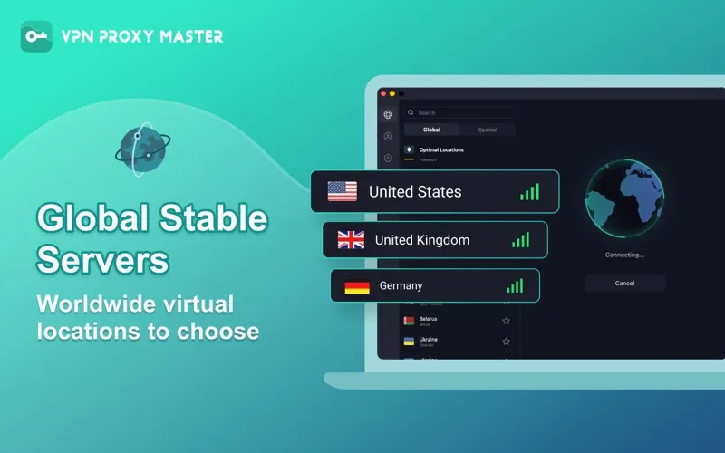 VPN Proxy Maste® Unlimited VPN screenshot 2