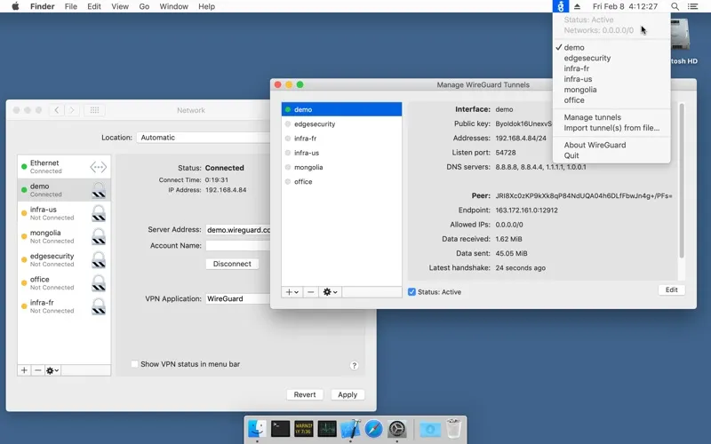 WireGuard screenshot 1