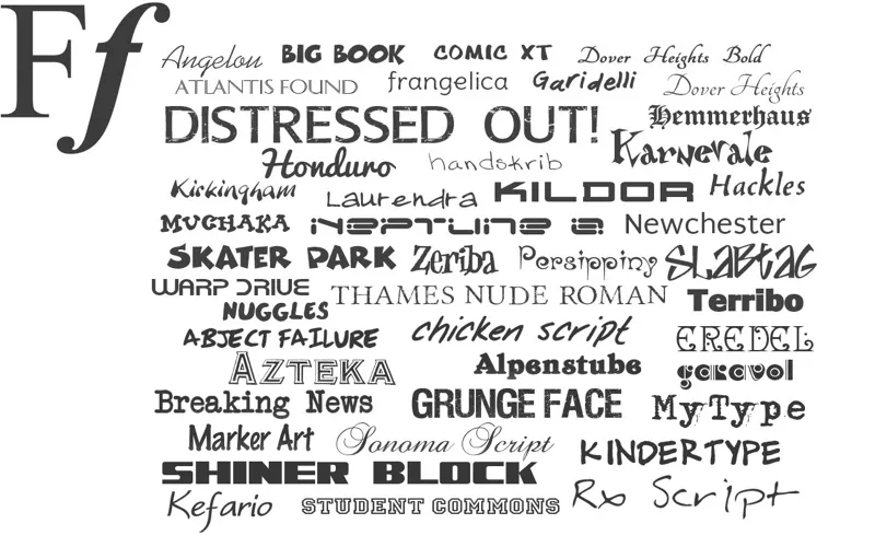 550 Royalty Free Fonts screenshot 1