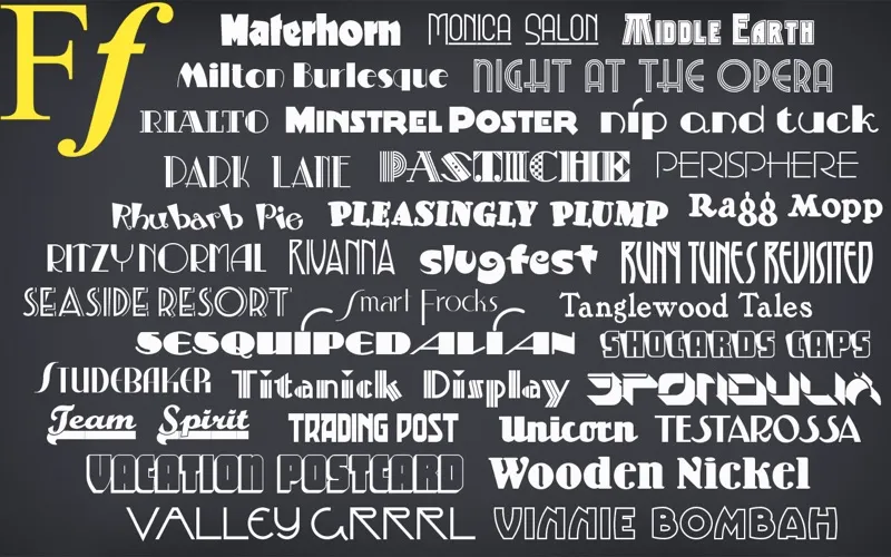 550 Royalty Free Fonts screenshot 5