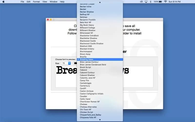 550 Royalty Free Fonts screenshot 8