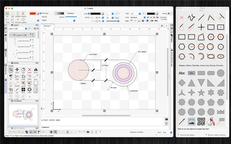 SimpleCAD2 screenshot 1