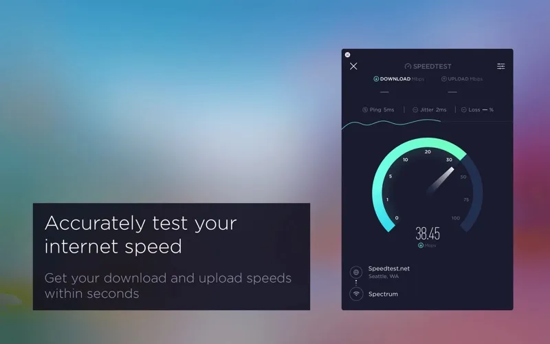 Speedtest by Ookla screenshot 1