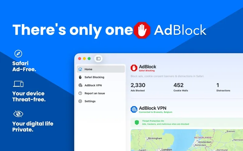 AdBlock for Safari & VPN screenshot 1