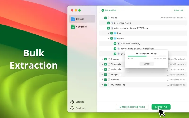 Zip screenshot 2