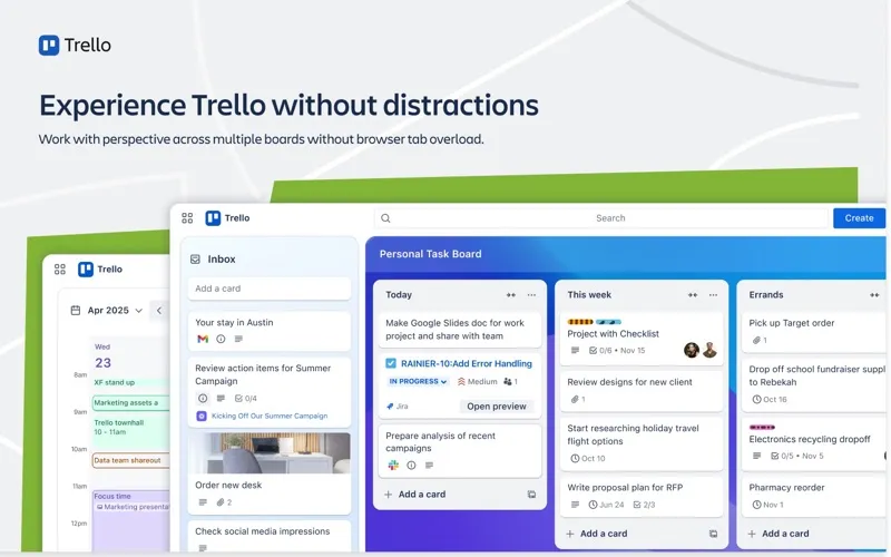 Trello screenshot 1