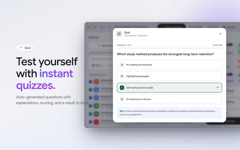 Notebook Quiz & Flashcards LM screenshot 7