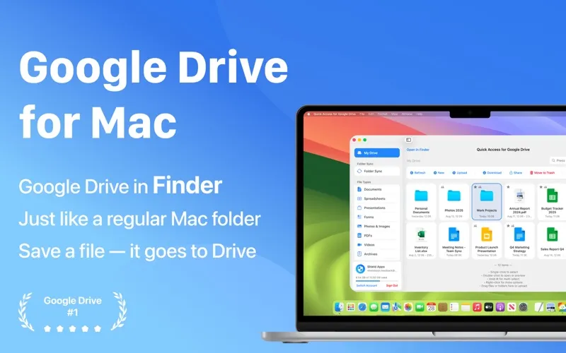 Quick Access for Google Drive screenshot 1