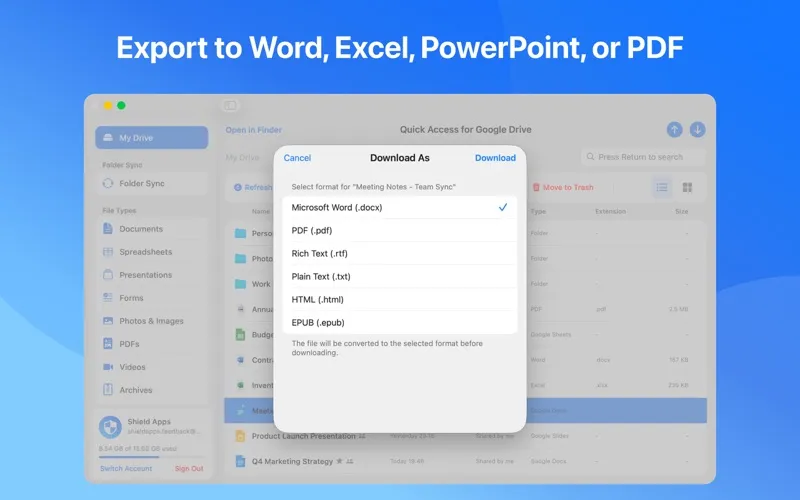 Quick Access for Google Drive screenshot 9