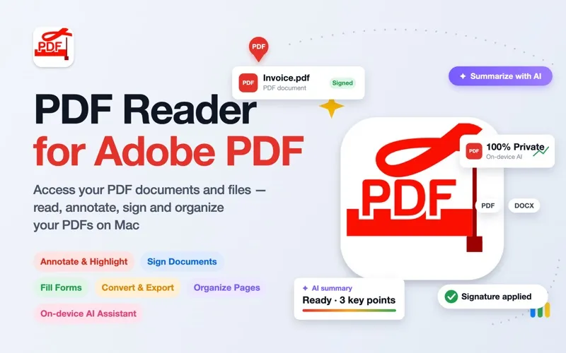 PDF Reader for Adobe PDF screenshot 1