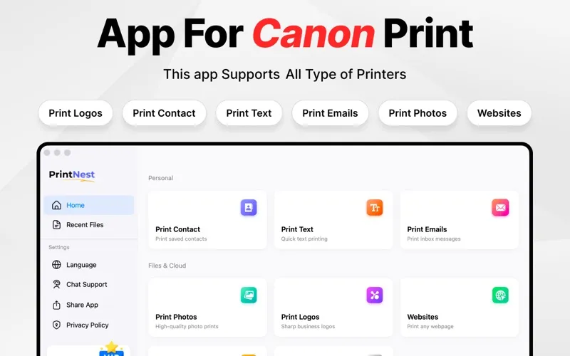App for Canon Print screenshot 1