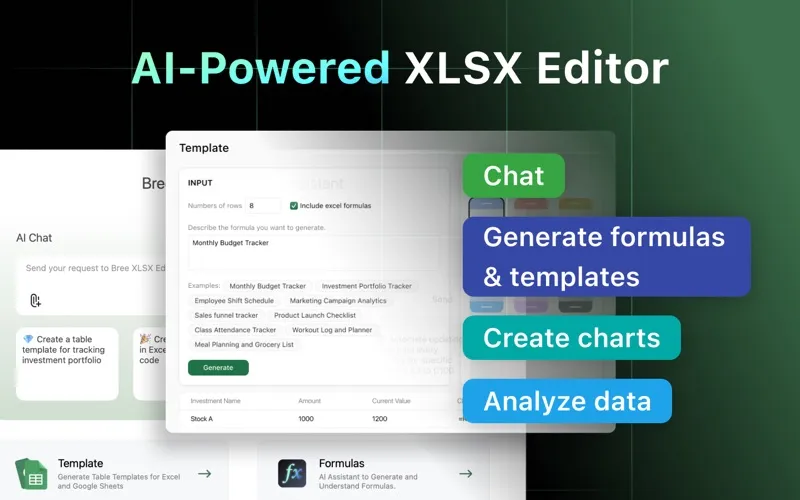 XLSX Editor Pro screenshot 2