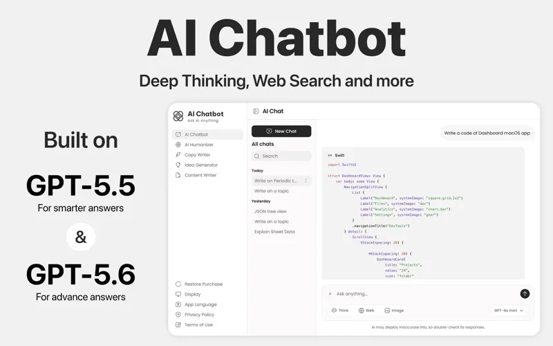 AI Chatbot screenshot 1