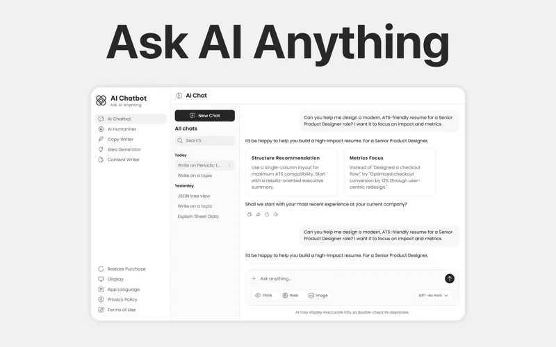 AI Chatbot screenshot 3