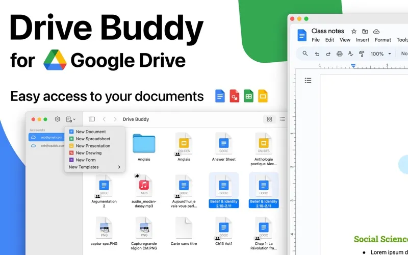 Drive Buddy for Google Drive screenshot 1
