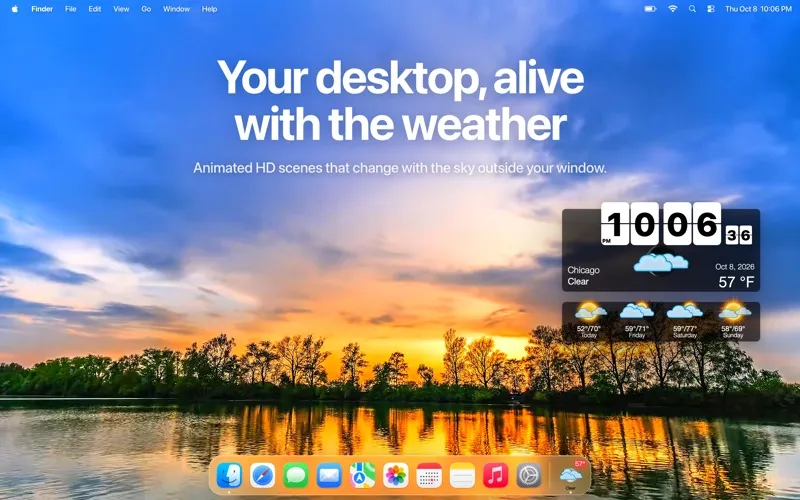 Living Weather & Wallpapers HD screenshot 1