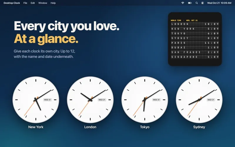Desktop Clock Live screenshot 2