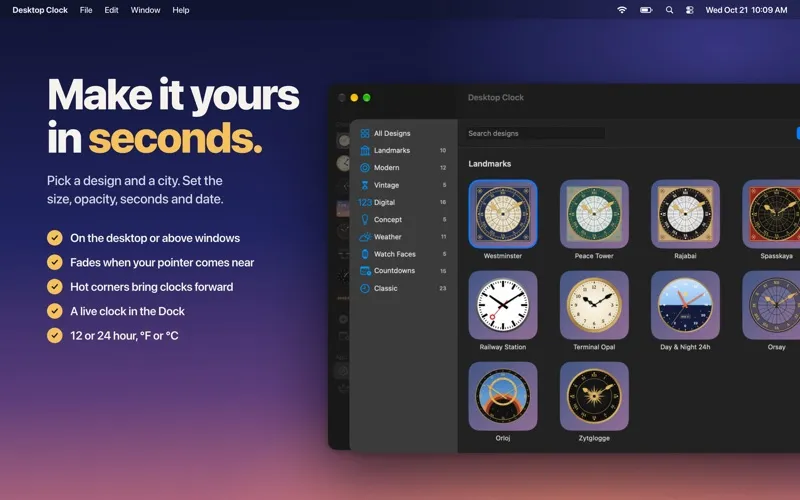 Desktop Clock Live screenshot 8