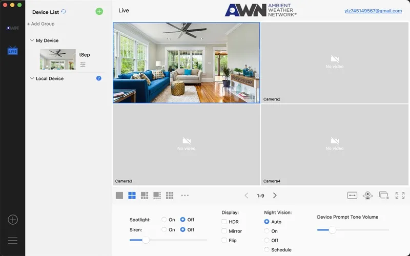 AWN VMS screenshot 1
