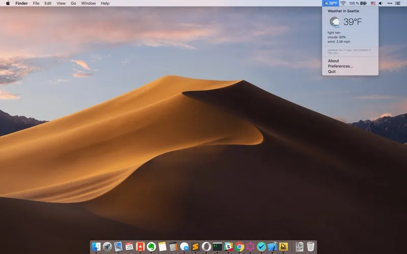 Weather for Status Bar screenshot 2