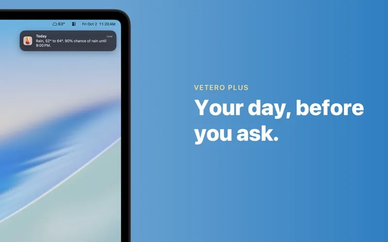 Vetero° Menu Bar Weather screenshot 5