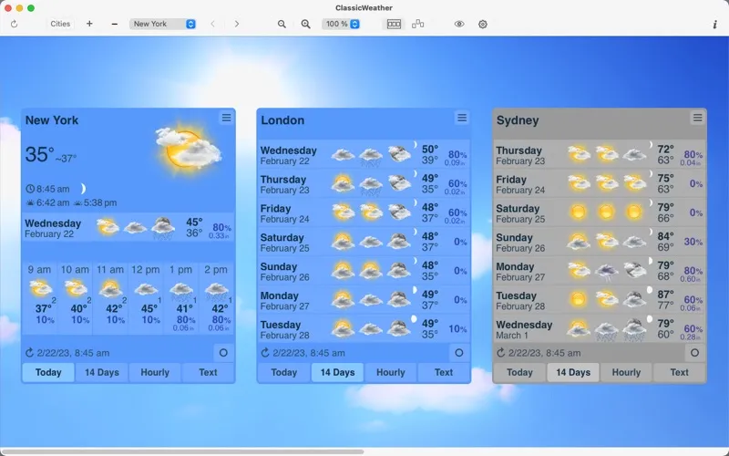 ClassicWeather screenshot 1