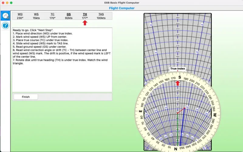 BasicFlightComputer screenshot 2