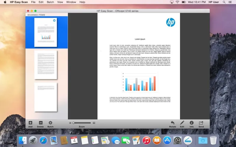 HP Easy Scan screenshot 1
