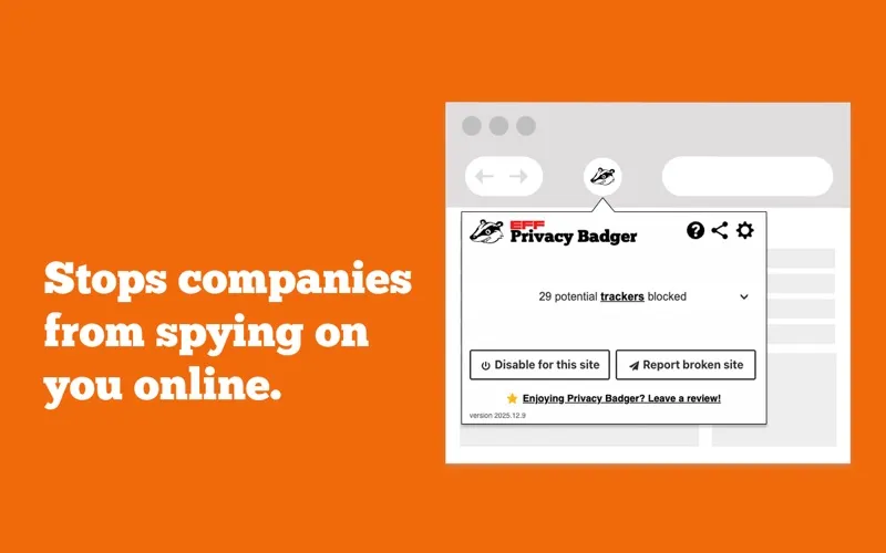 Privacy Badger screenshot 2