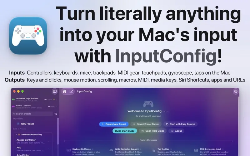 InputConfig screenshot 1