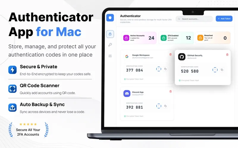 MS Authenticator screenshot 1