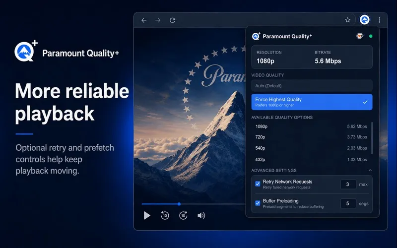 Paramount Quality+ screenshot 3
