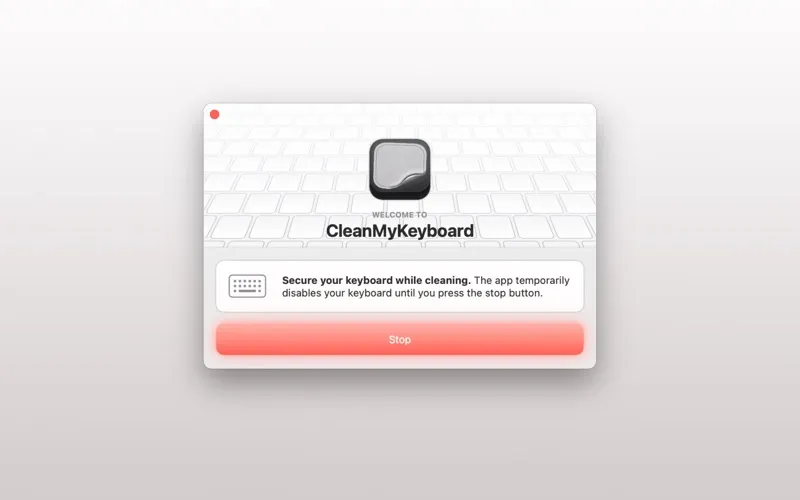 CleanMyKeyboard screenshot 3
