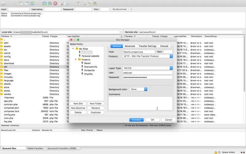 FileZilla Pro screenshot 2