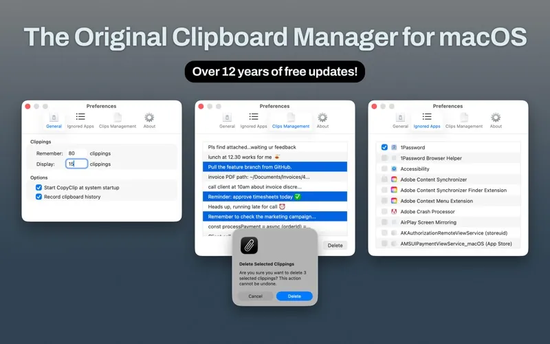 CopyClip screenshot 2