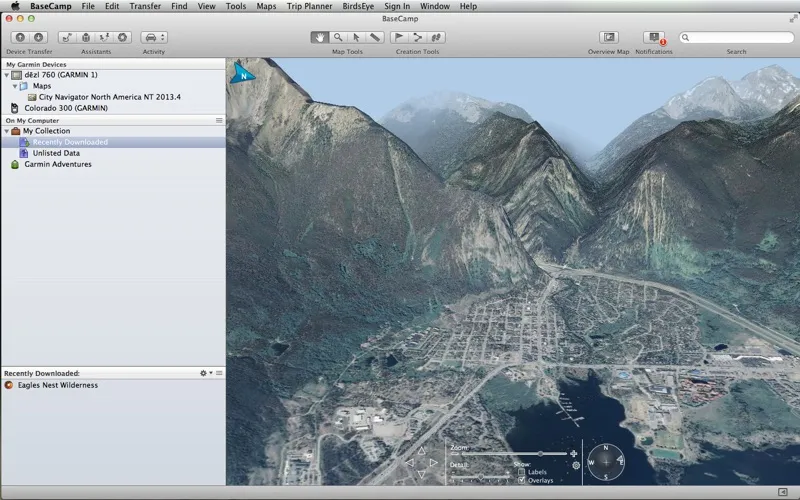 Garmin BaseCamp screenshot 1