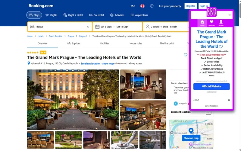 BookBetterDirect in One Click! screenshot 1